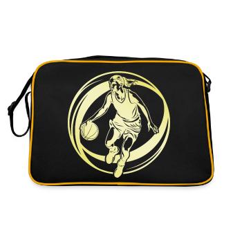 Basketteur Basketteur Basketteur Femme - Sac Retro - noir/or - Dos