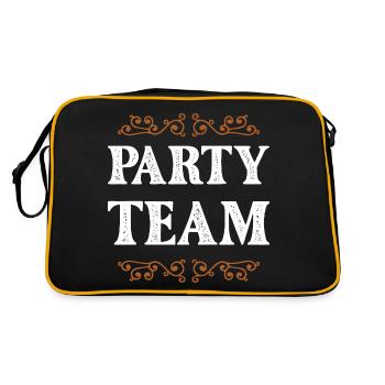 Party Crew - Retro Bag - black/gold - Back