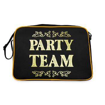 Équipe du parti - Sac Retro - noir/or - Dos