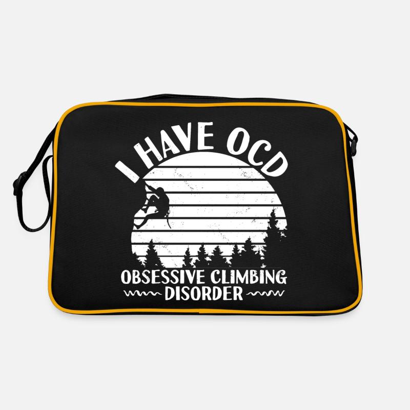 Klettern Sprüche | Kletterer Bergsteigen Geschenke Retro Tasche