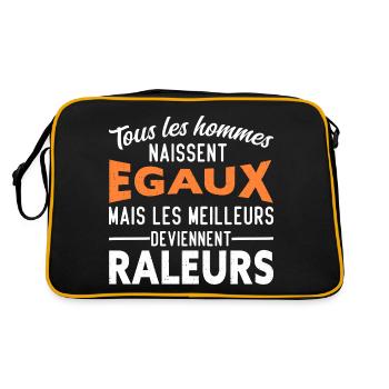 les meilleurs Raleurs - Sac Retro - noir/or - Dos