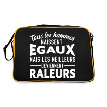 les meilleurs Raleurs - Sac Retro - noir/or - Dos
