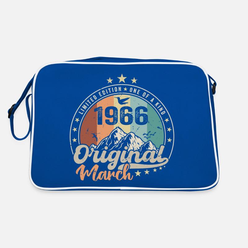 Cadeau D'anniversaire Nées En Mars 1966 Retro 1966 Sac Retro