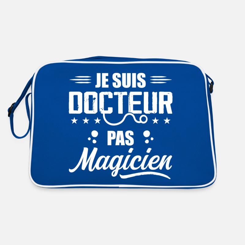 Ich bin Arzt, kein Zauberer Geschenk für Doktor Retro Tasche