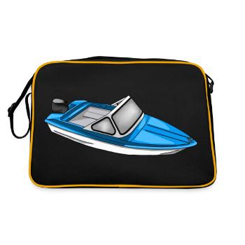 Ibis boat of the GDR - Retro Bag - black/gold - Back