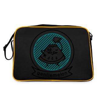 Pastèque - Sac Retro - noir/or - Dos