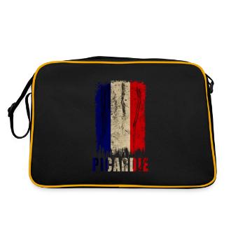 J 'adore La Picardie Region de France - Sac Retro - noir/or - Dos