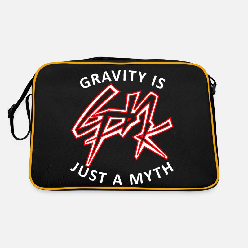 GPNK GRAVITY IS JUST A MYTH Retro Tasche