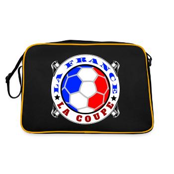 La France la coupe - Sac Retro - noir/or - Dos