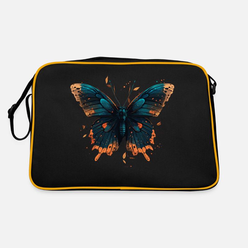 Butterfly Image Retro Bag