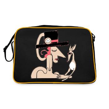 Unreal Miss Kang - Retro Bag - black/gold - Back