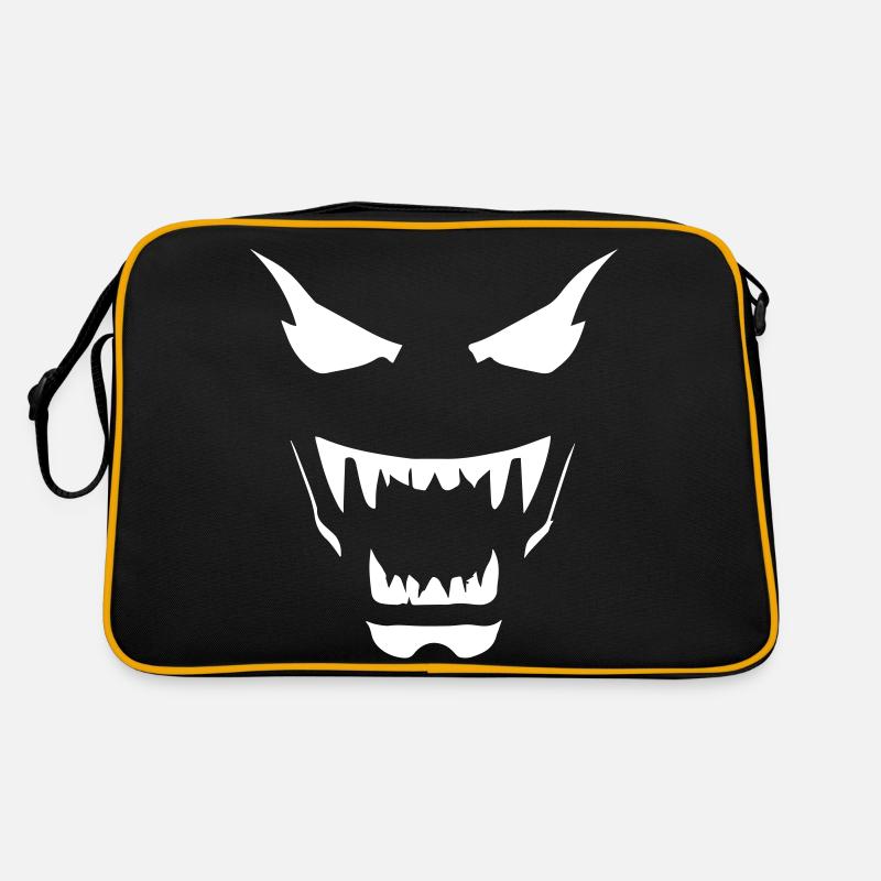 Monster - Retro Bag - black/gold