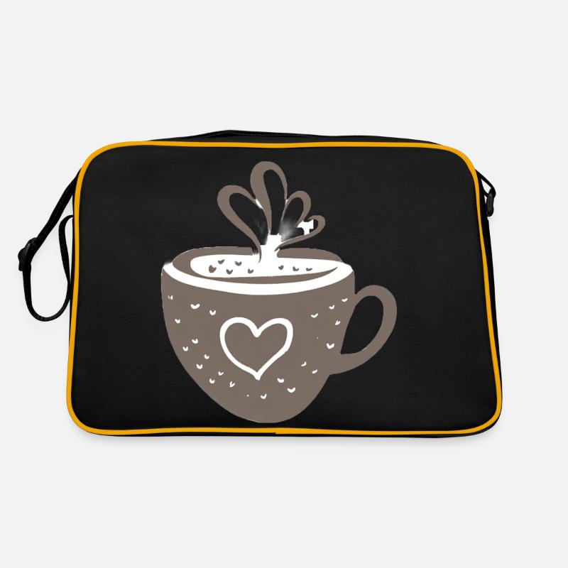 Coffee Lover's Dream - Retro Bag - black/gold