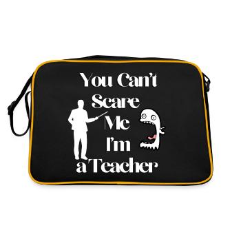 Tu ne peux pas me faire peur Je suis professeur - Sac Retro - noir/or - Dos