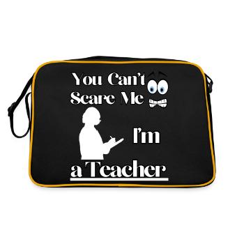 Tu ne peux pas me faire peur Je suis professeur - Sac Retro - noir/or - Dos