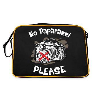 Pas de paparazzi s’il vous plaît pas de photographie - Sac Retro - noir/or - Dos
