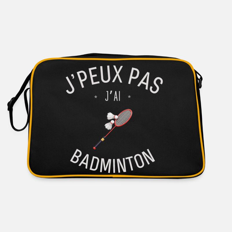 J'peux pas j'ai Badminton Sac Retro
