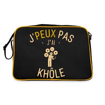 J peux pas j ai khôle - Sac Retro - noir/or - Dos