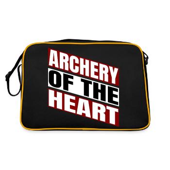 love community gift idea awesome birthday - Retro Bag - black/gold - Back