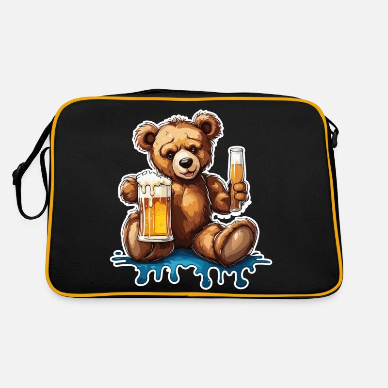 Teddybär / Kuscheltier / Stofftier / Geschenkidee Retro Tasche