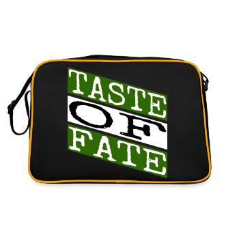 destiny culinary masterpieces gift idea - Retro Tasche - Schwarz/Gold - Hinten
