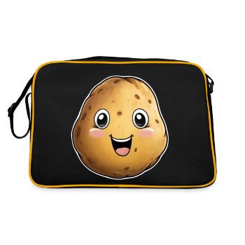 Potato Kawai - Retro Bag - black/gold - Back