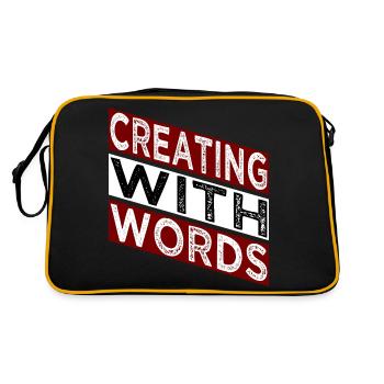 fostering creativity joke writing tips - Retro Bag - black/gold - Back
