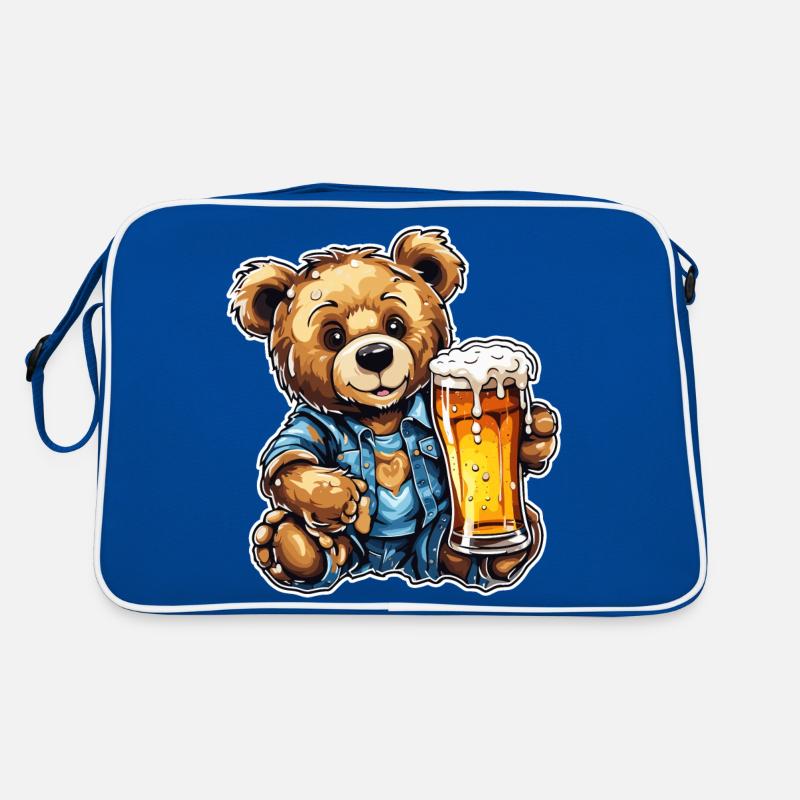 Teddybär / Kuscheltier / Stofftier / Geschenkidee Retro Tasche