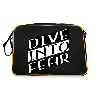 Blagues Geek Happy Saut à l’élastique Sécurité - Sac Retro - noir/or - Dos