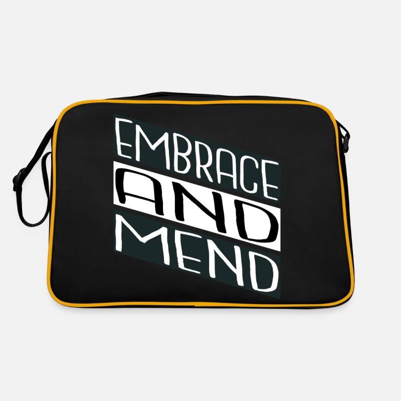 healing power emotional well-being statement Retro Bag
