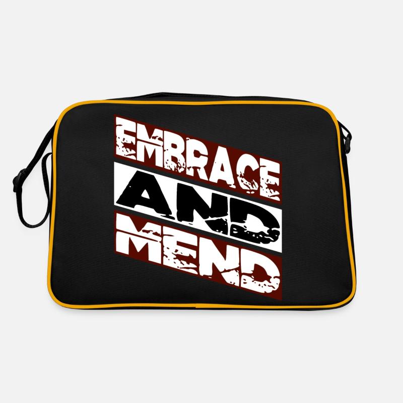 support network supportive relationships happy Retro Tasche