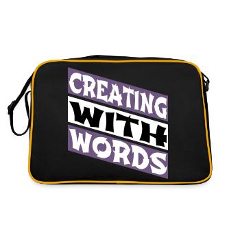 dictons écriture techniques d’écriture - Sac Retro - noir/or - Dos