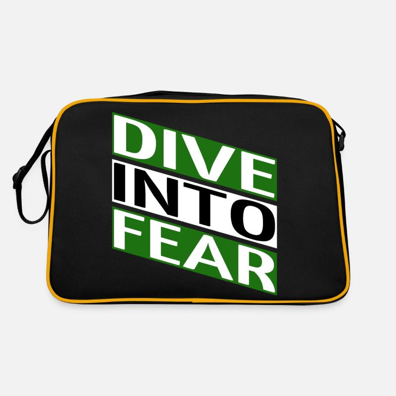 funny sayings bungee jumping courage mindset Retro Bag