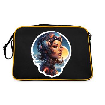 Woman from the Future - Retro Bag - black/gold - Back