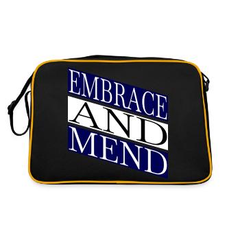 relations de soutien, réseau de soutien présent - Sac Retro - noir/or - Dos