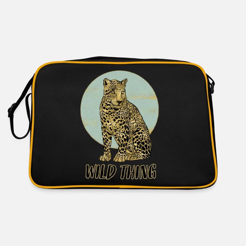Chose sauvage avec léopard Sac Retro