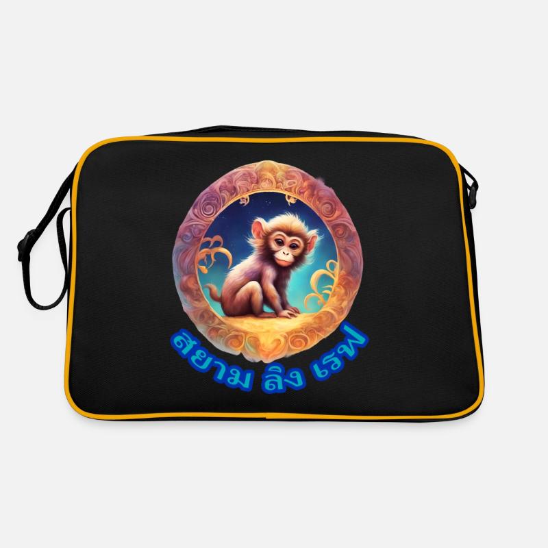 Siam Monkey Rave Retro Tasche