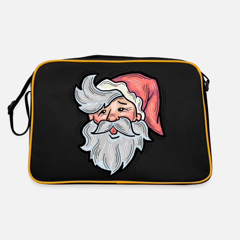 Weihnachtsmann Retro Tasche