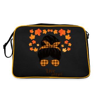 MomLife (en anglais) - Sac Retro - noir/or - Dos