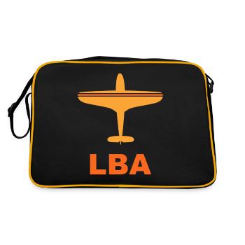Leeds Bradford Airport - United Kingdom Spotter - Retro Bag - black/gold - Back