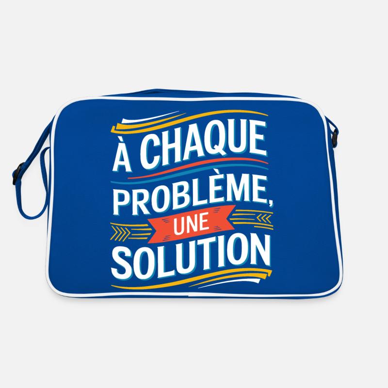 À chaque problème sa solution Sac Retro