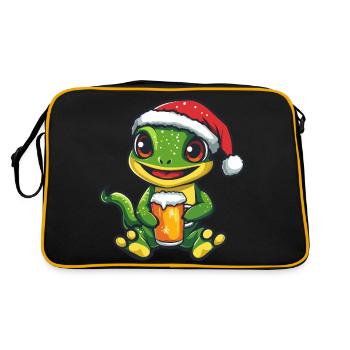 Bière de Noël Lizard - Sac Retro - noir/or - Dos
