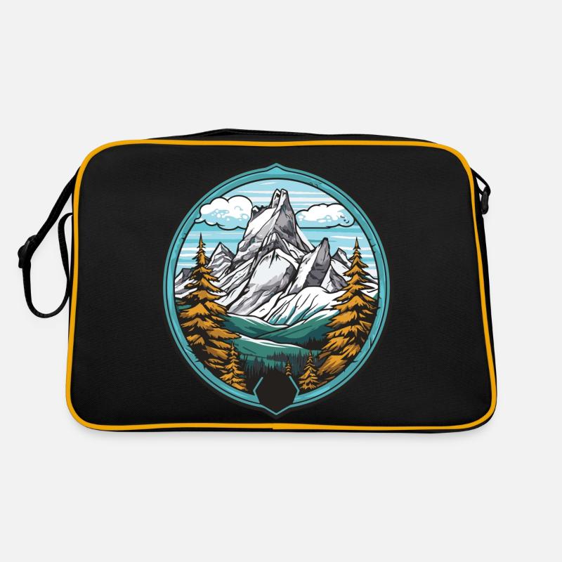 mountains Retro Bag