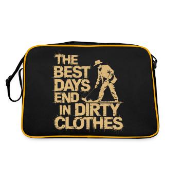 Votre trésor vous attend - Sac Retro - noir/or - Dos