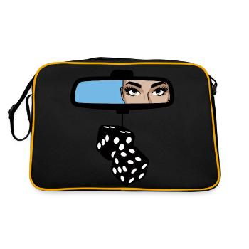 Yeux de rétroviseur - Sac Retro - noir/or - Dos
