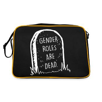 Gender Roles Are Over - Retro Bag - black/gold - Back