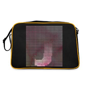 Lettre J, nom, la lettre J - Sac Retro - noir/or - Dos