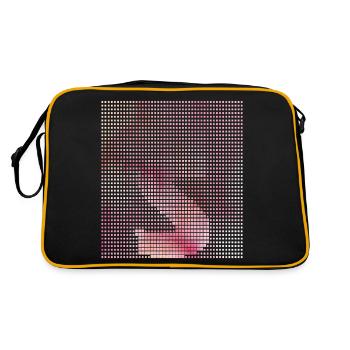 Lettre S, nom, la lettre S - Sac Retro - noir/or - Dos