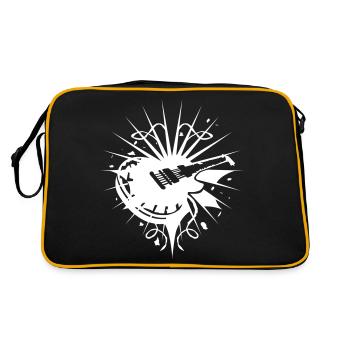 ROCK IT - Retro Tasche - Schwarz/Gold - Hinten