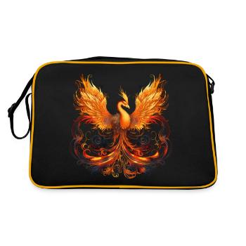 Phoenix - Retro Bag - black/gold - Back